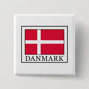 Badge Carré 5 Cm Danmark