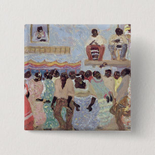 Badge Carré 5 Cm Danse de nègre