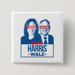 Badge Carré 5 Cm Dark Harris Walz