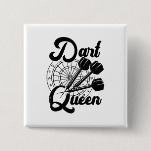 Badge Carré 5 Cm Dart Queen