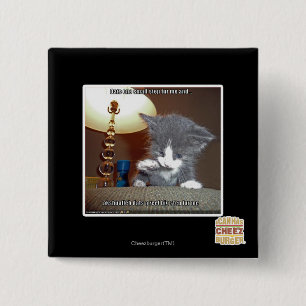 Badge Carré 5 Cm Dats une petite fourrure d'étape je