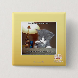 Badge Carré 5 Cm Dats une petite fourrure d'étape je