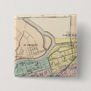 Badge Carré 5 Cm Dayton, Ohio