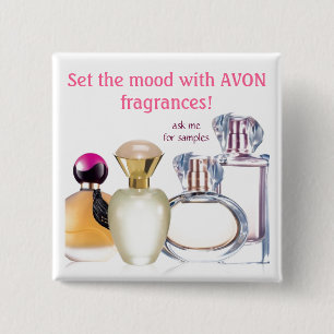 Badge Carré 5 Cm Définir les parfums Mood~AVON