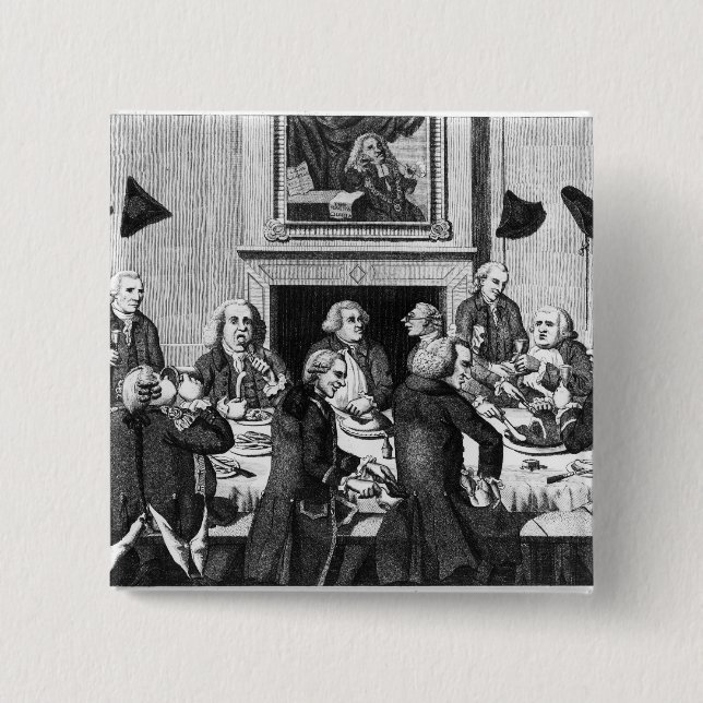 Badge Carré 5 Cm Dégustation, 1782 (Devant)