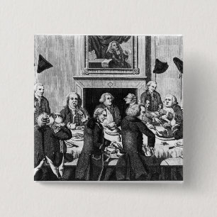 Badge Carré 5 Cm Dégustation, 1782