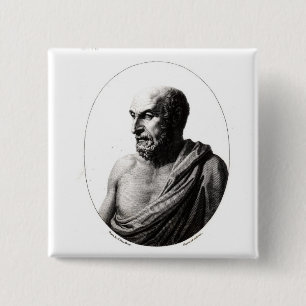 Badge Carré 5 Cm Democritus