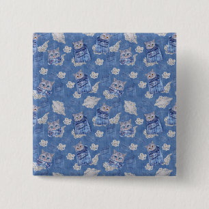 Badge Carré 5 Cm Denim poche Jeans, Kittens et dentelle