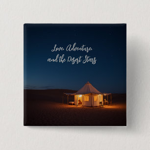 Badge Carré 5 Cm désert