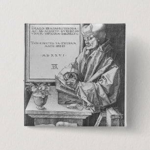 Badge Carré 5 Cm Desiderius Erasmus de Rotterdam, 1526
