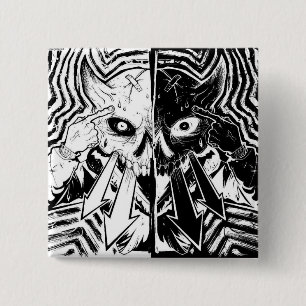 Badge Carré 5 Cm DesktopTelepathy