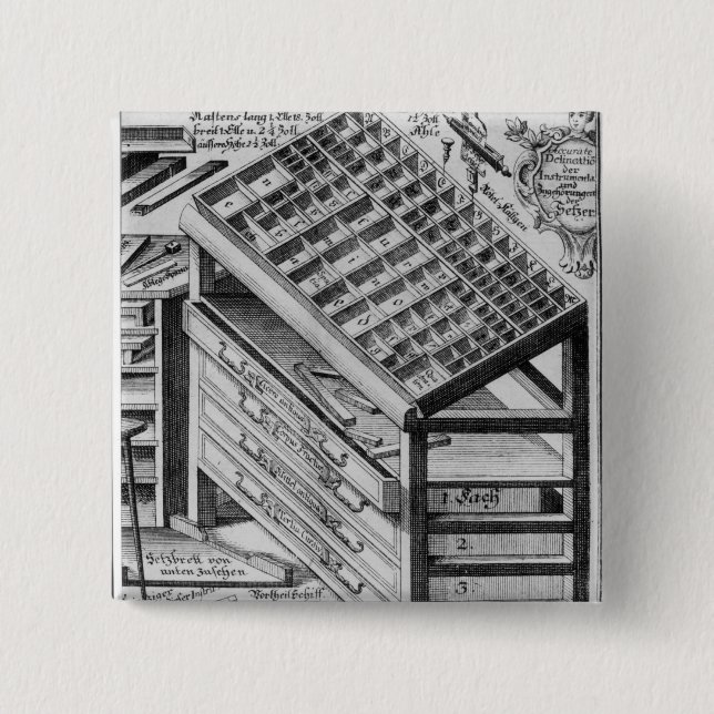 Badge Carré 5 Cm Dessine (Devant)