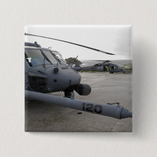 Badge Carré 5 Cm Deux HH-60G pavent des faucons