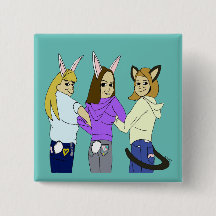 Deux lapins et un chaton