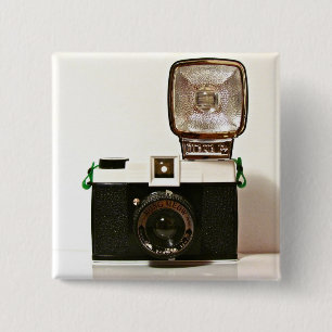 Badge Carré 5 Cm Diana