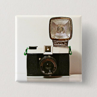 Badge Carré 5 Cm Diana