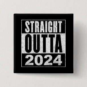Badge Carré 5 Cm Direct Outta 2024