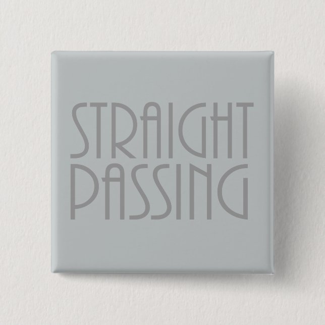 Badge Carré 5 Cm Directement passant (Devant)