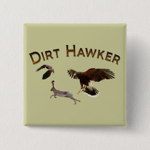 Badge Carré 5 Cm Dirt Hawker