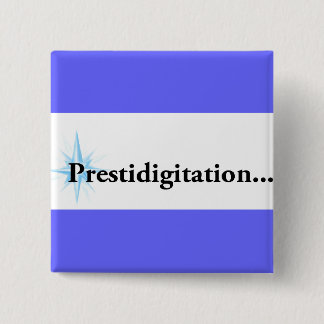Badge Carré 5 Cm DND - Bouton de Prestidigitation