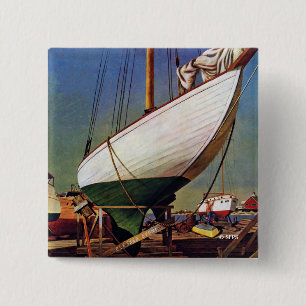 Badge Carré 5 Cm Dock sec par John Atherton