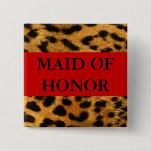 Badge Carré 5 Cm Domestique d'honneur