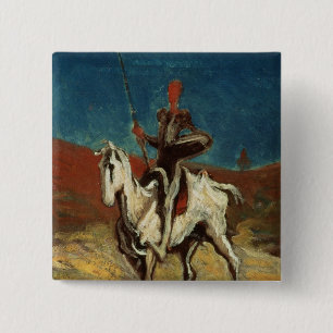 Badge Carré 5 Cm Don don Quichotte, c.1865-1870