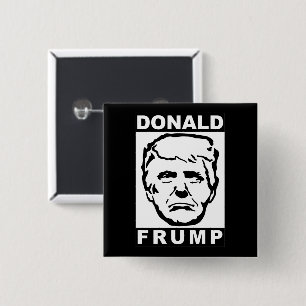Badge Carré 5 Cm donald frump