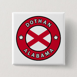 Badge Carré 5 Cm Dothan Alabama