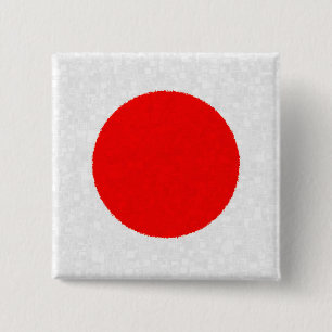 BADGE CARRÉ 5 CM DRAPEAU DU JAPON