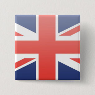Badge Carré 5 Cm Drapeau du Royaume-Uni