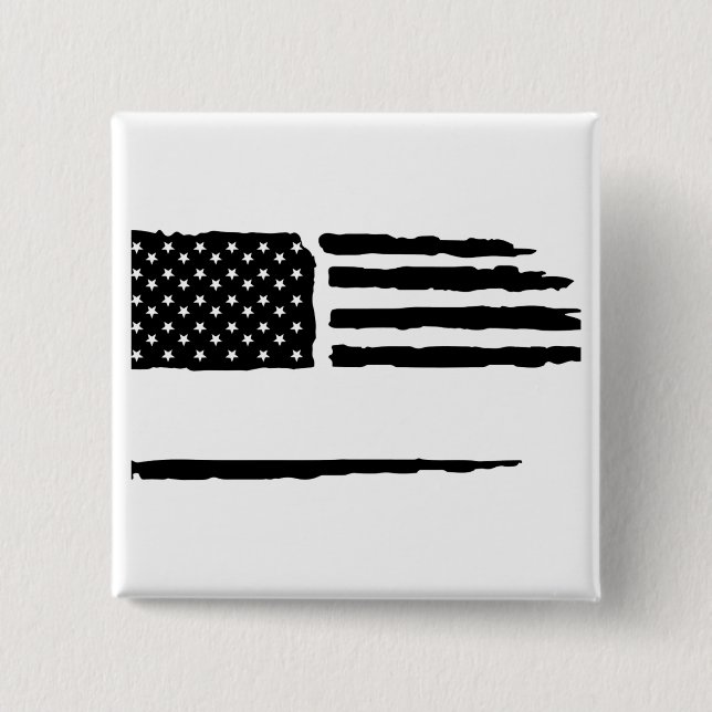 Badge Carré 5 Cm Drapeau personnalisé (Devant)