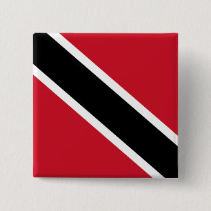 Badge Carré 5 Cm drapeau trinidad et tobago