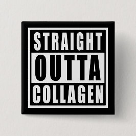 Badge Carré 5 Cm Droit devant collagène