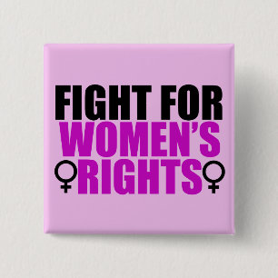 Badge Carré 5 Cm Droits des femmes