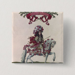 Badge Carré 5 Cm Duc de Philippe I d'Orléans