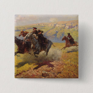 Badge Carré 5 Cm Duel, 1905