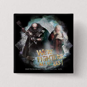 Badge Carré 5 Cm Dwalin et Balin