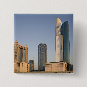 Badge Carré 5 Cm EAU, Dubaï. Tour Park Place