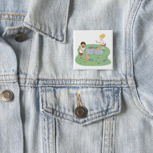 Badge Carré 5 Cm Eco-Friendly Kids Cleaning Camping Recyclage