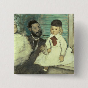 Badge Carré 5 Cm Edgar Degas Comte Le Pic et ses fils