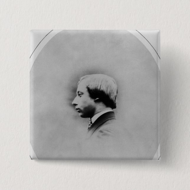Badge Carré 5 Cm Edouard VII, 1860 (Devant)