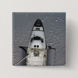 Badge Carré 5 Cm Effort de navette spatiale 14