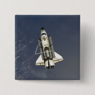 Badge Carré 5 Cm Effort de navette spatiale 15