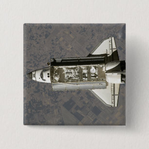 Badge Carré 5 Cm Effort de navette spatiale 7