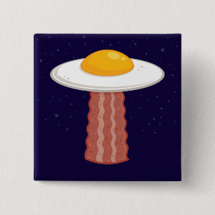 Badge Carré 5 Cm Eggstraterrestrial