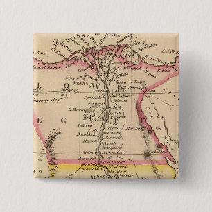 Badge Carré 5 Cm Égypte 2