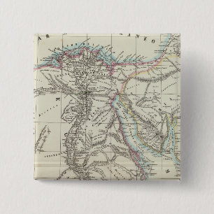 Badge Carré 5 Cm Égypte et Arabie saoudite