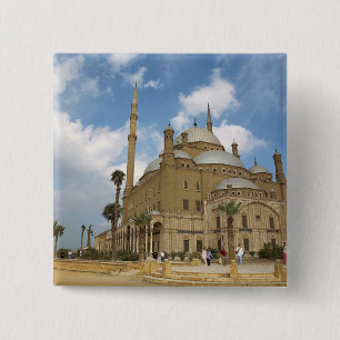 Badge Carré 5 Cm Egypte, Le Caire, Citadelle, Mosquée Muhammad Ali 