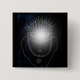 Badge Carré 5 Cm Électricité statique